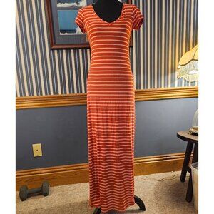 Epilogue Womens Striped Causal Lightweight Jersey Comfort Summer Dress, Size S